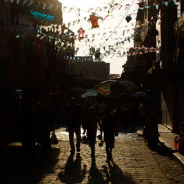 Khan El Khalili adorned for Ramadan