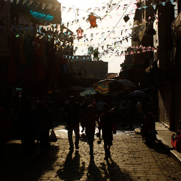 Khan El Khalili adorned for Ramadan (Canvas)