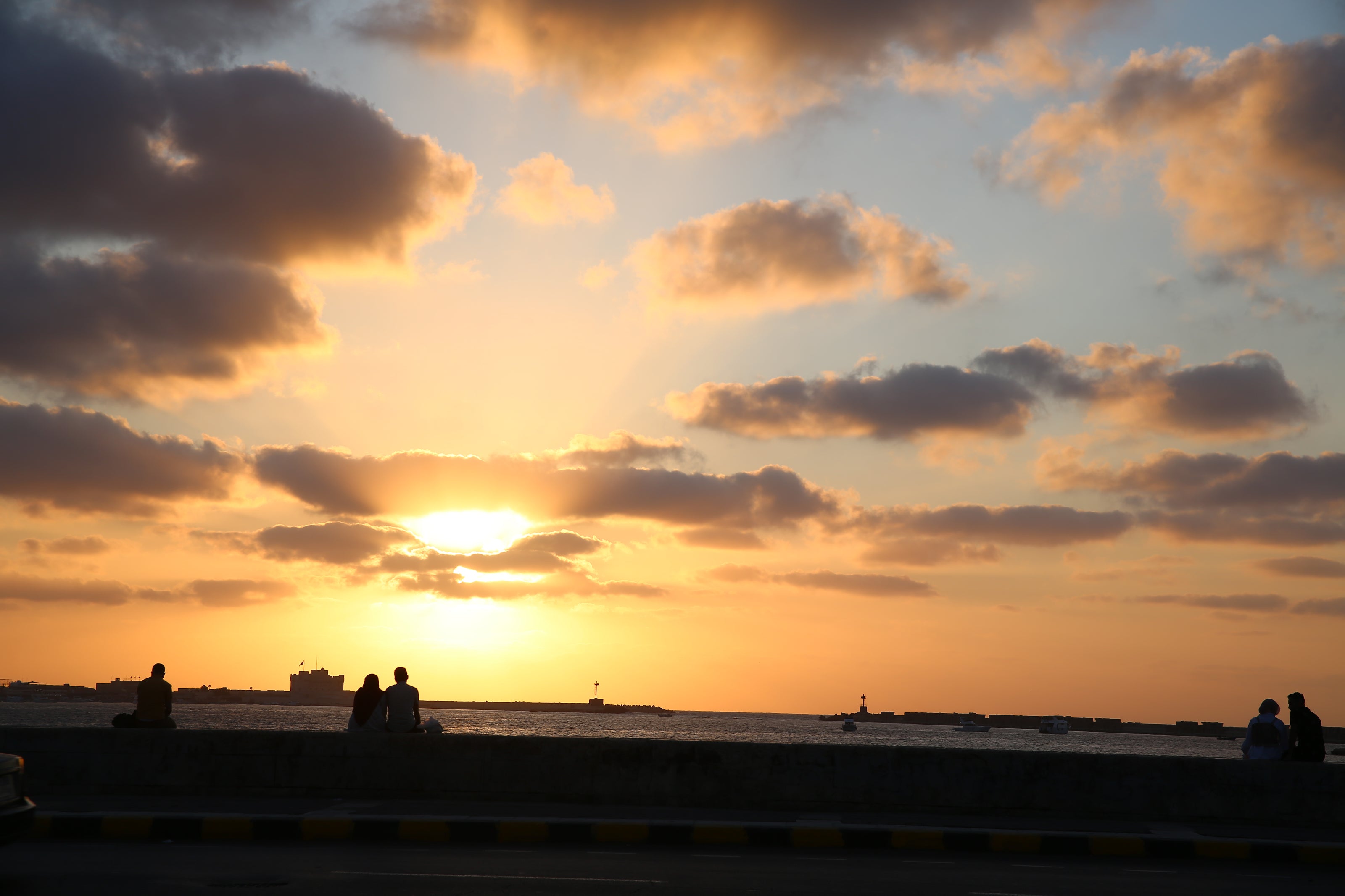 Love in the Sunset of Alexandria (Canvas)