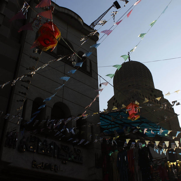 Al-Muizz Street Decorated for Ramadan (Canvas)