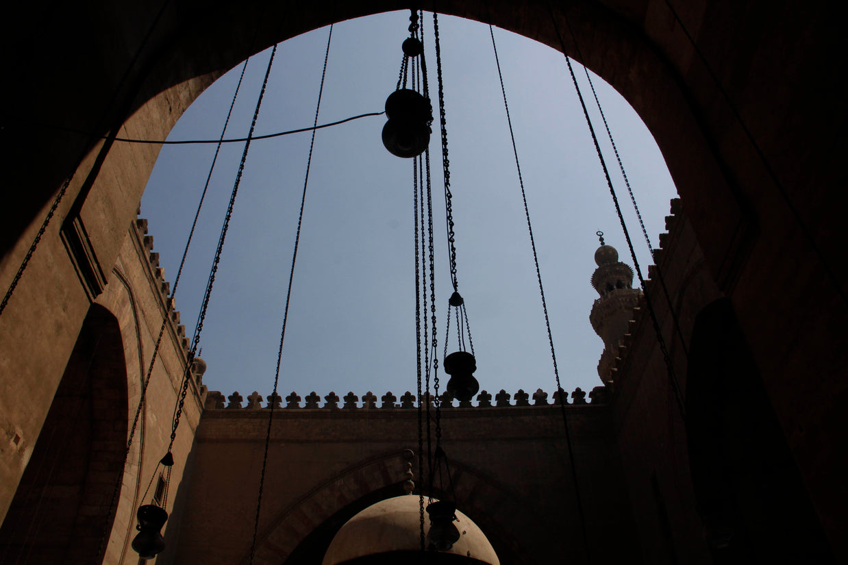 The Sky from the Courtyard of Sultan Hassan Mosque (Canvas)