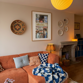 Naguib Mahfouz Corner - Egyptian Digital Art Print by Mohamed Khaled