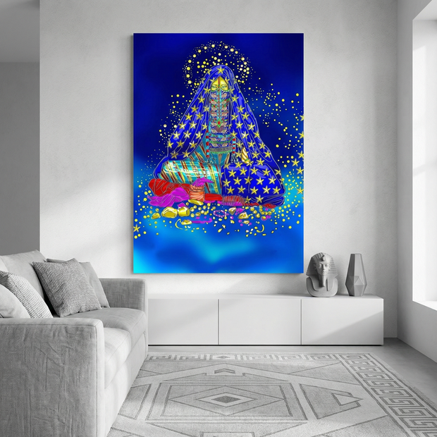 Wadaa Reader And The Sky (Canvas)