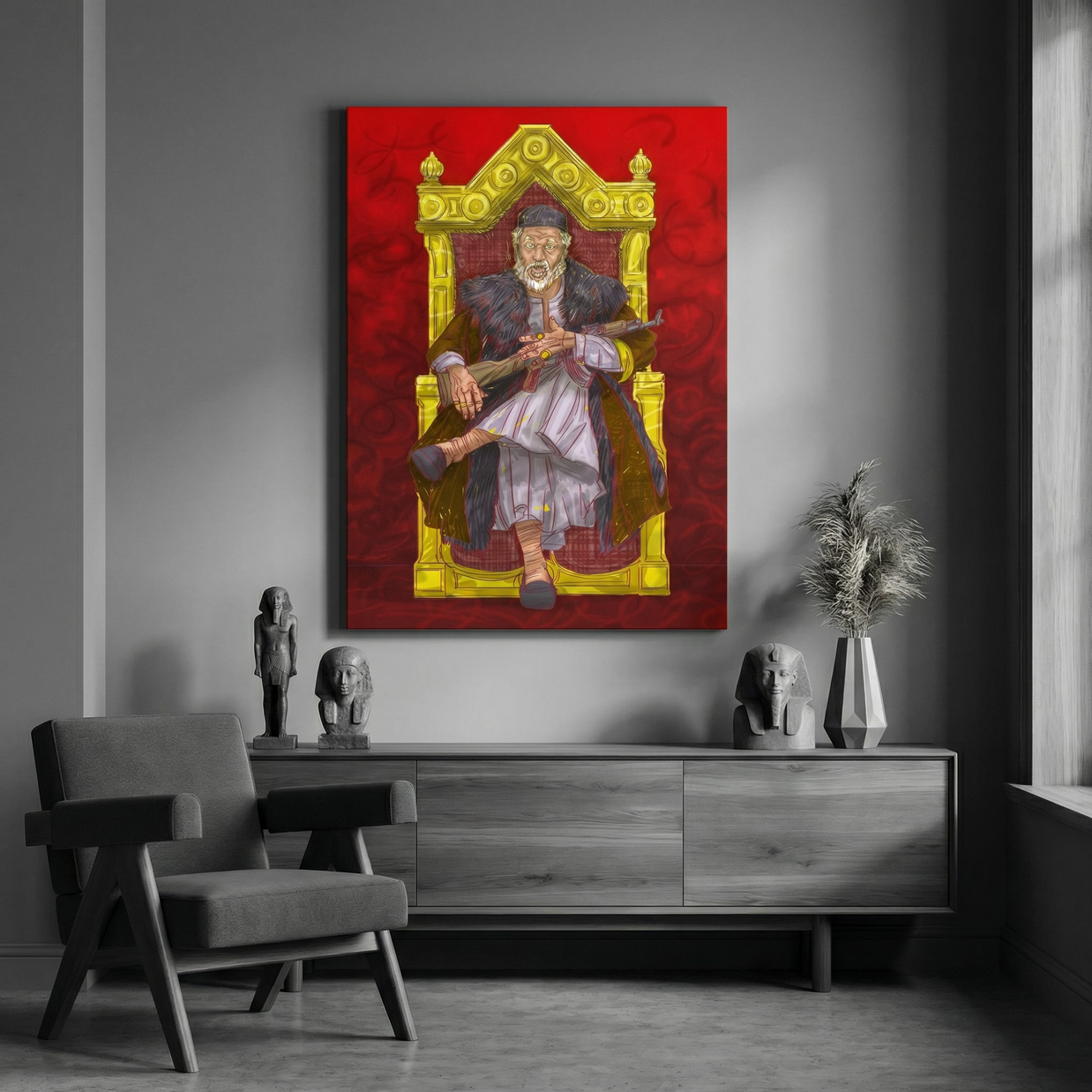 El Malek Zarzoor (Canvas)