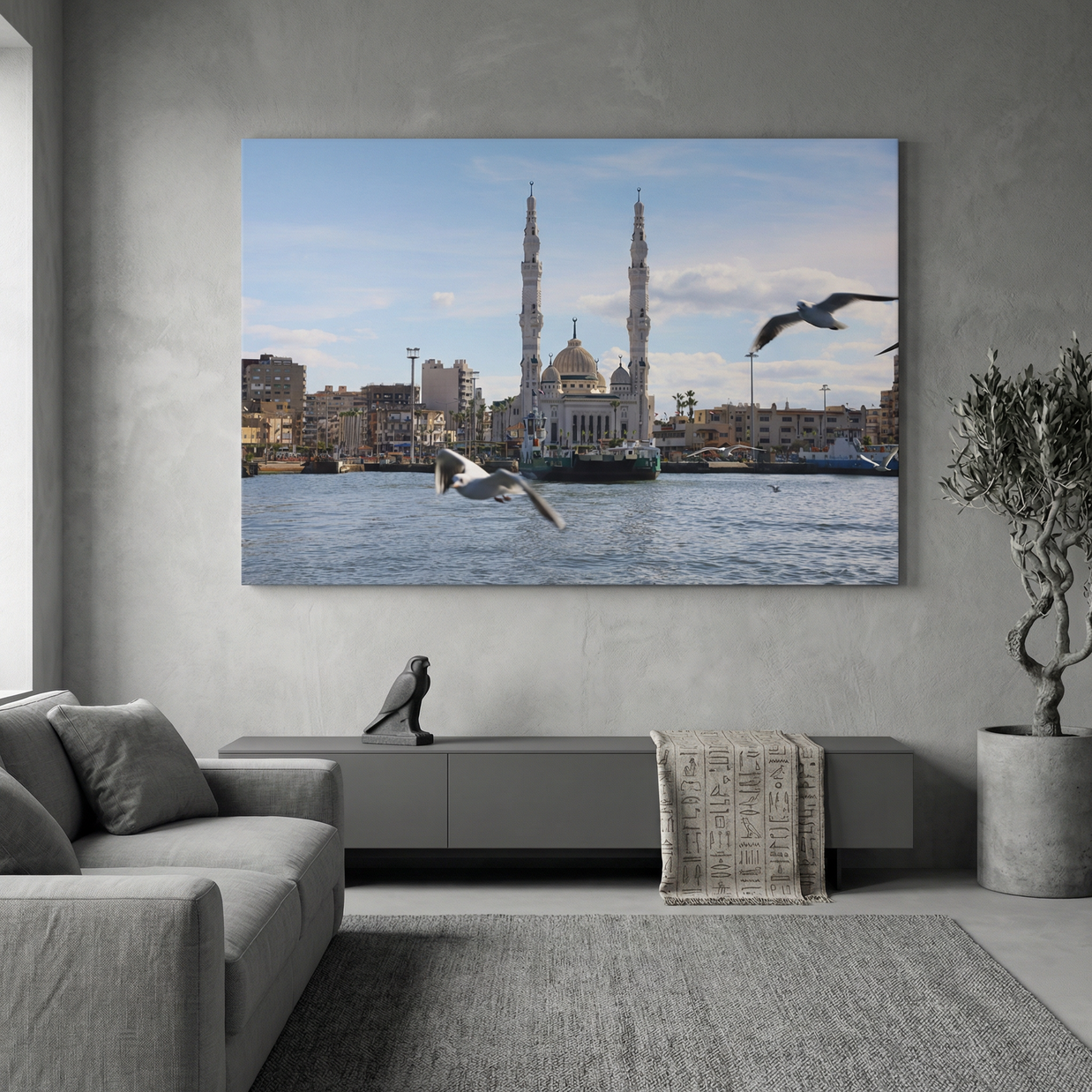 Crossing & Seagull (Canvas)