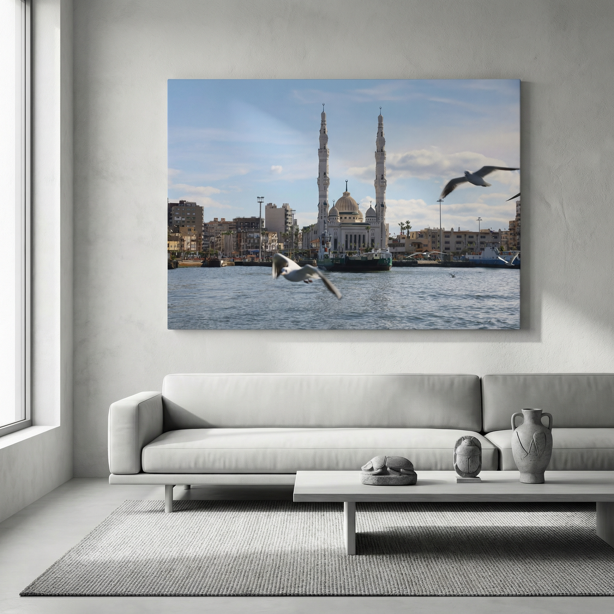 Crossing & Seagull (Canvas)