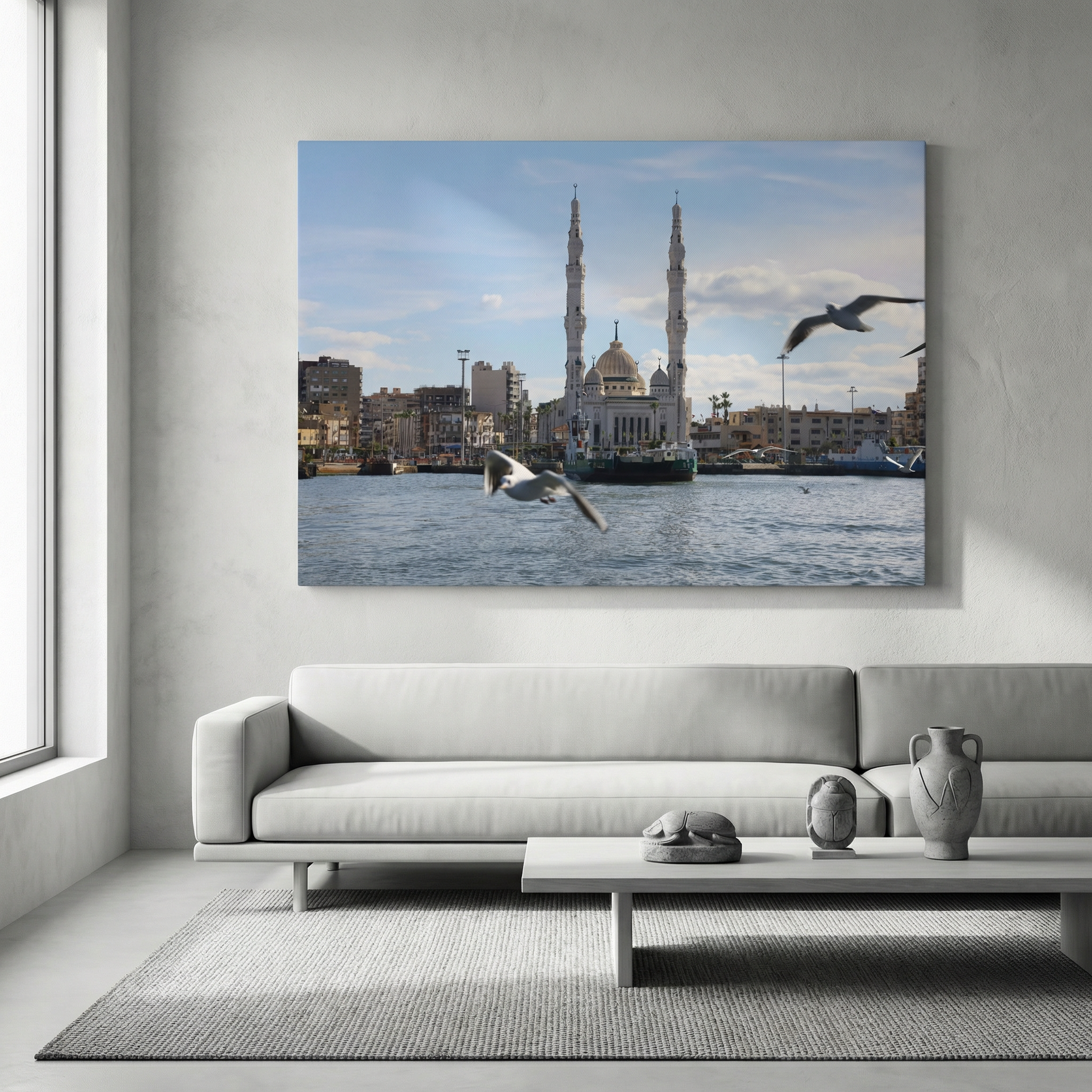 Crossing & Seagull (Canvas)