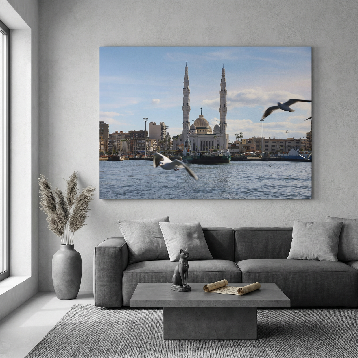 Crossing & Seagull (Canvas)