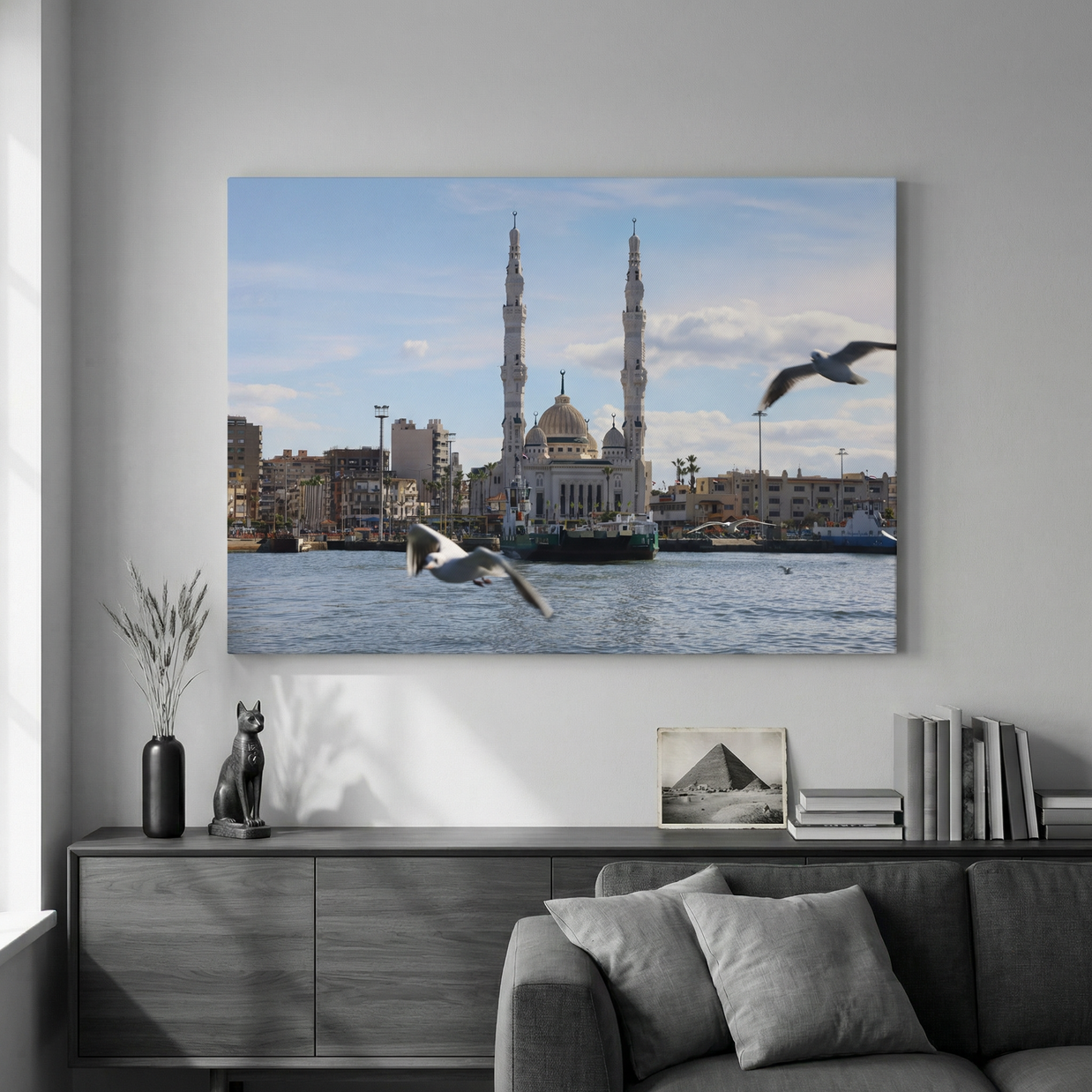 Crossing & Seagull (Canvas)