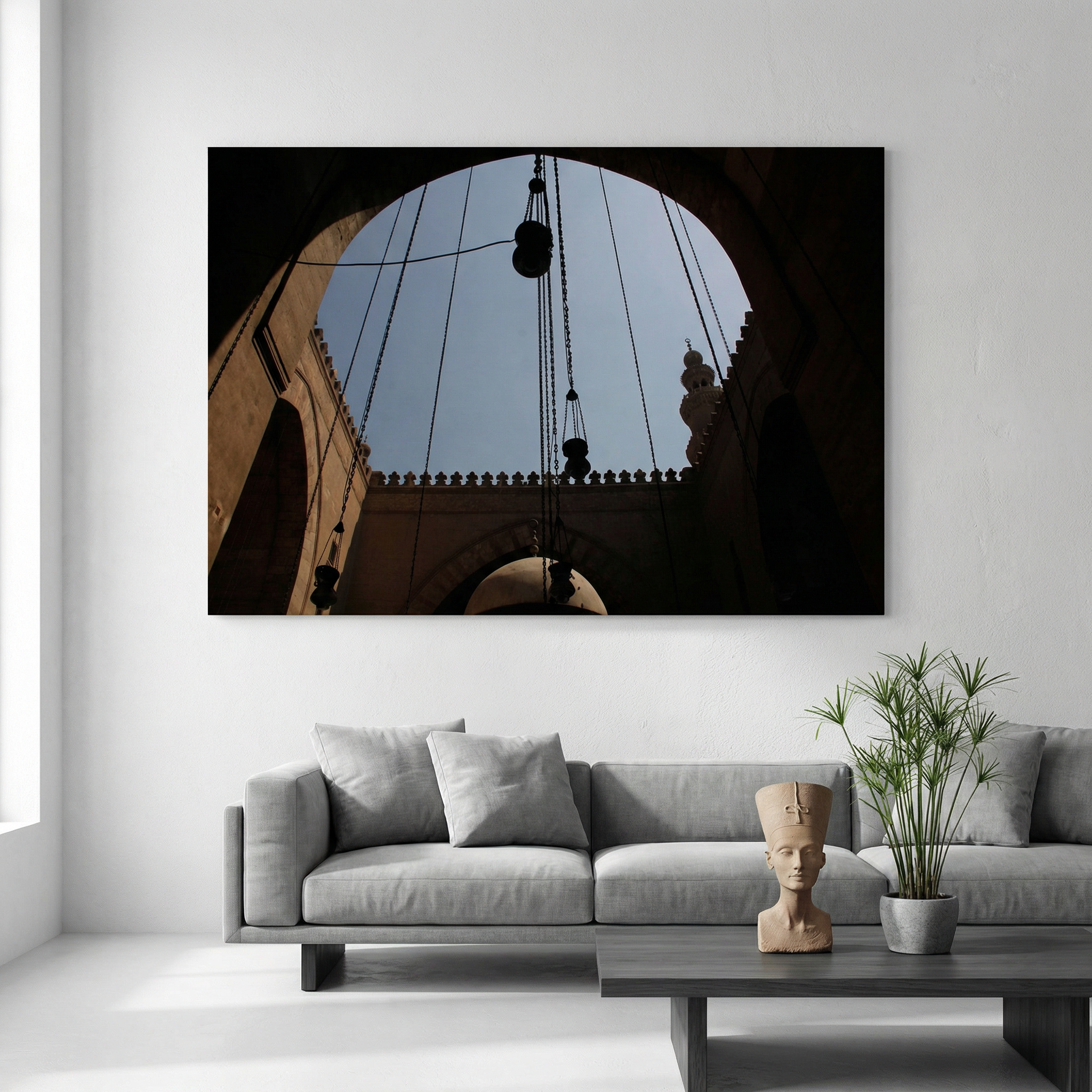 The Sky from the Courtyard of Sultan Hassan Mosque (Canvas)