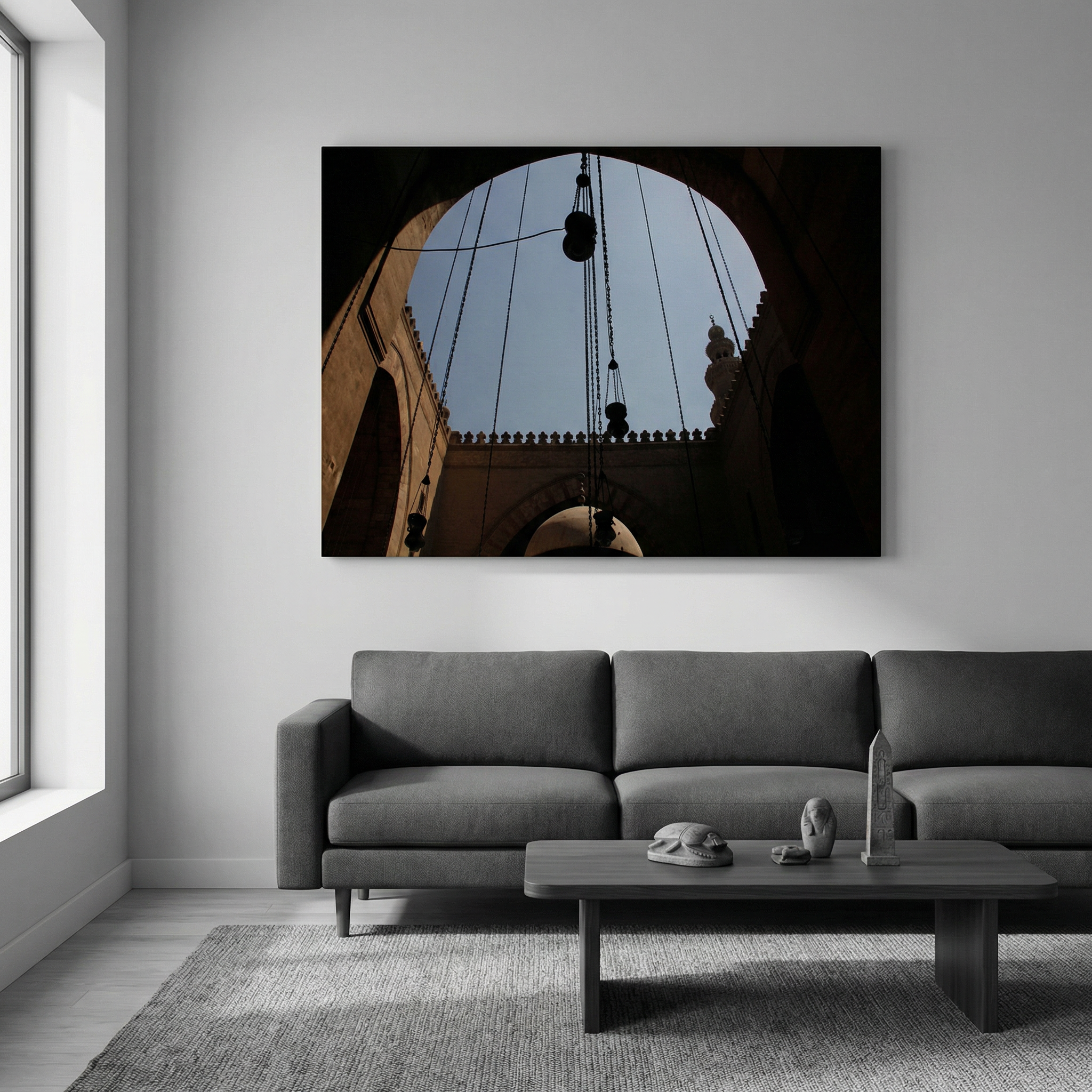 The Sky from the Courtyard of Sultan Hassan Mosque (Canvas)