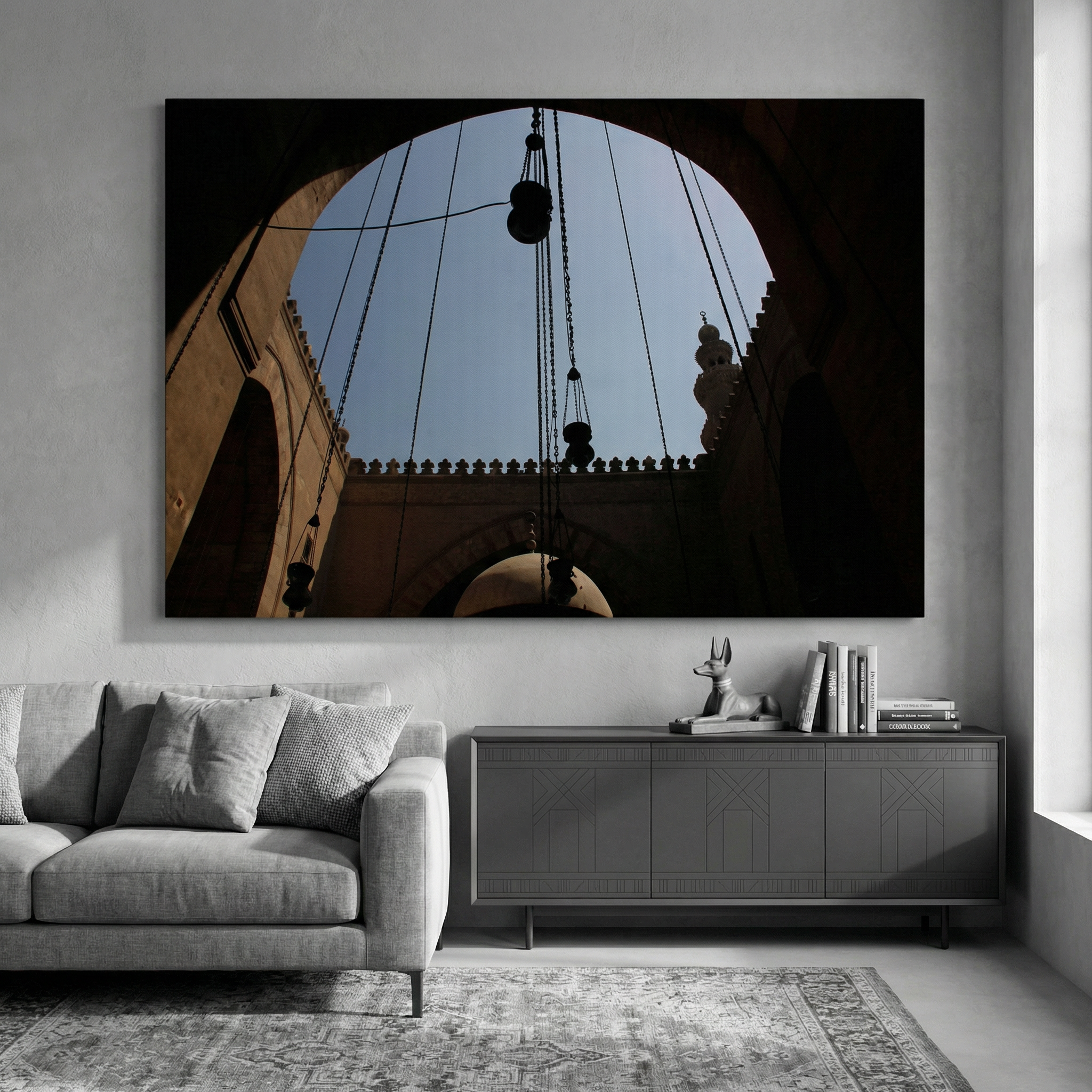 The Sky from the Courtyard of Sultan Hassan Mosque (Canvas)