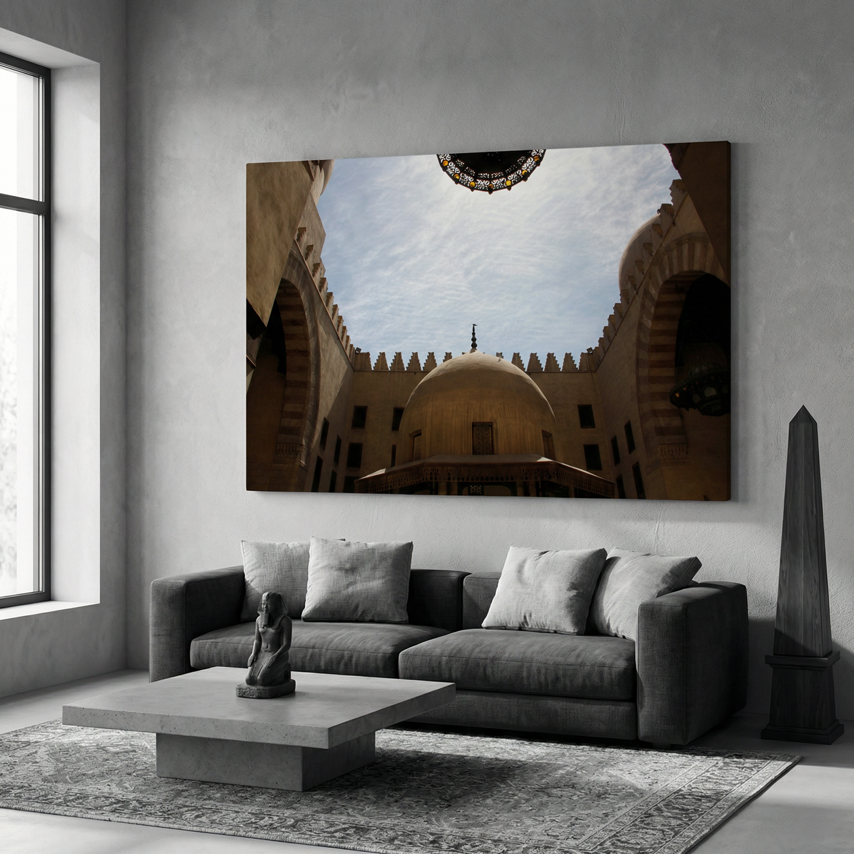 The Sky from the Courtyard of Sergutmish Mosque (Canvas)