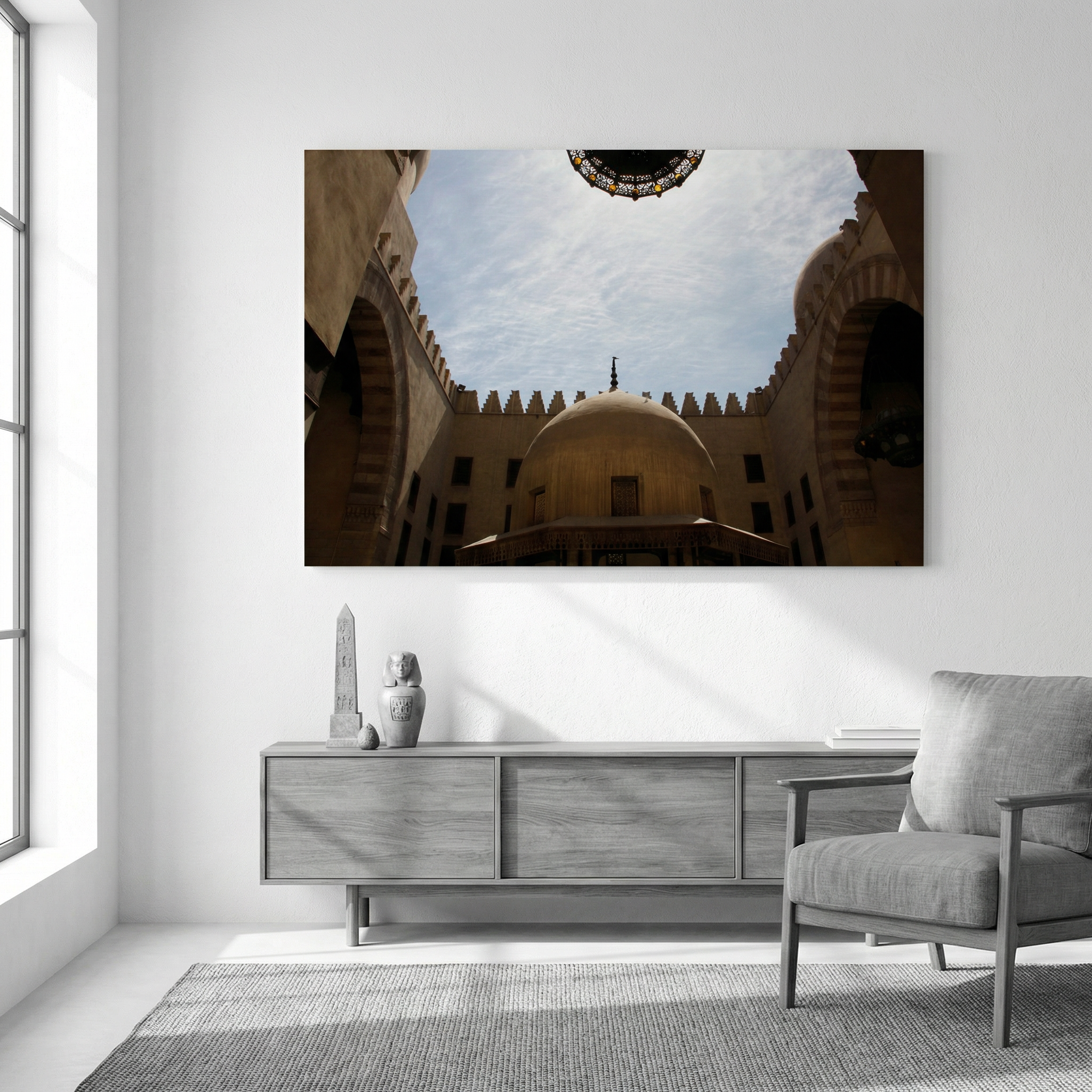 The Sky from the Courtyard of Sergutmish Mosque (Canvas)