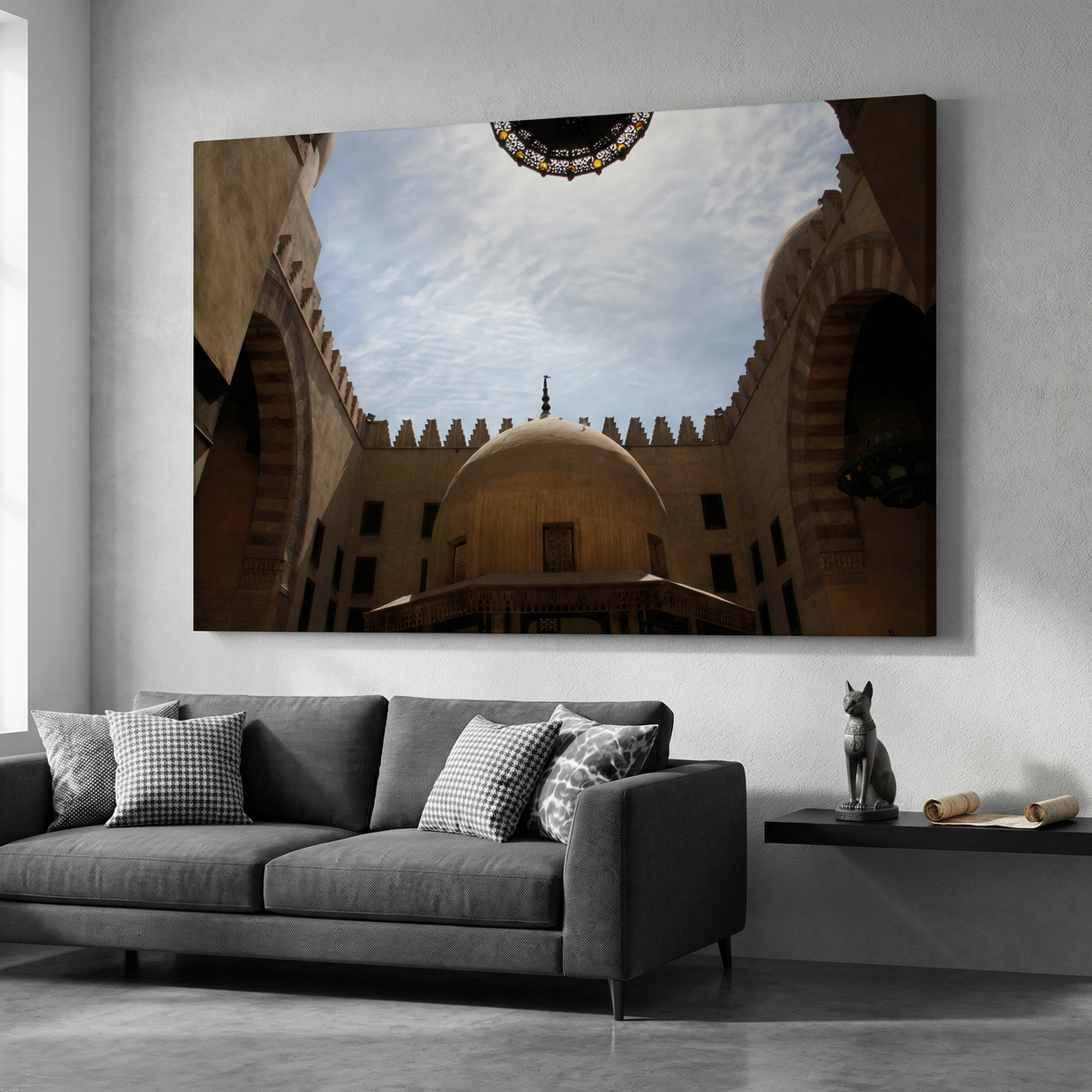 The Sky from the Courtyard of Sergutmish Mosque (Canvas)