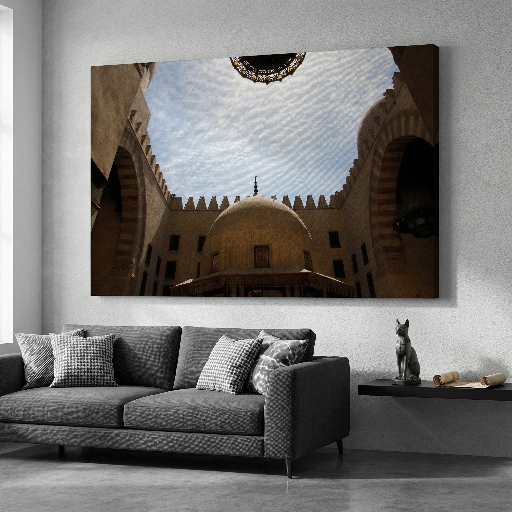 The Sky from the Courtyard of Sergutmish Mosque (Canvas)