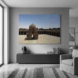 The Courtyard of Ibn Tulun Mosque (canvas)