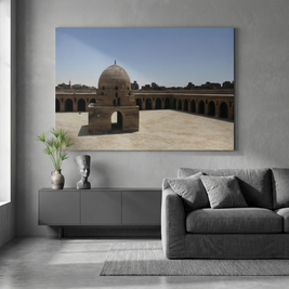 The Courtyard of Ibn Tulun Mosque (canvas)