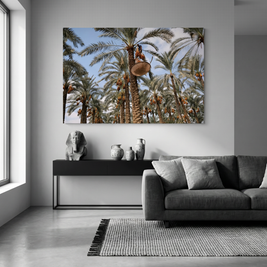 Between Sky and Earth, the Date Harvester (Canvas)