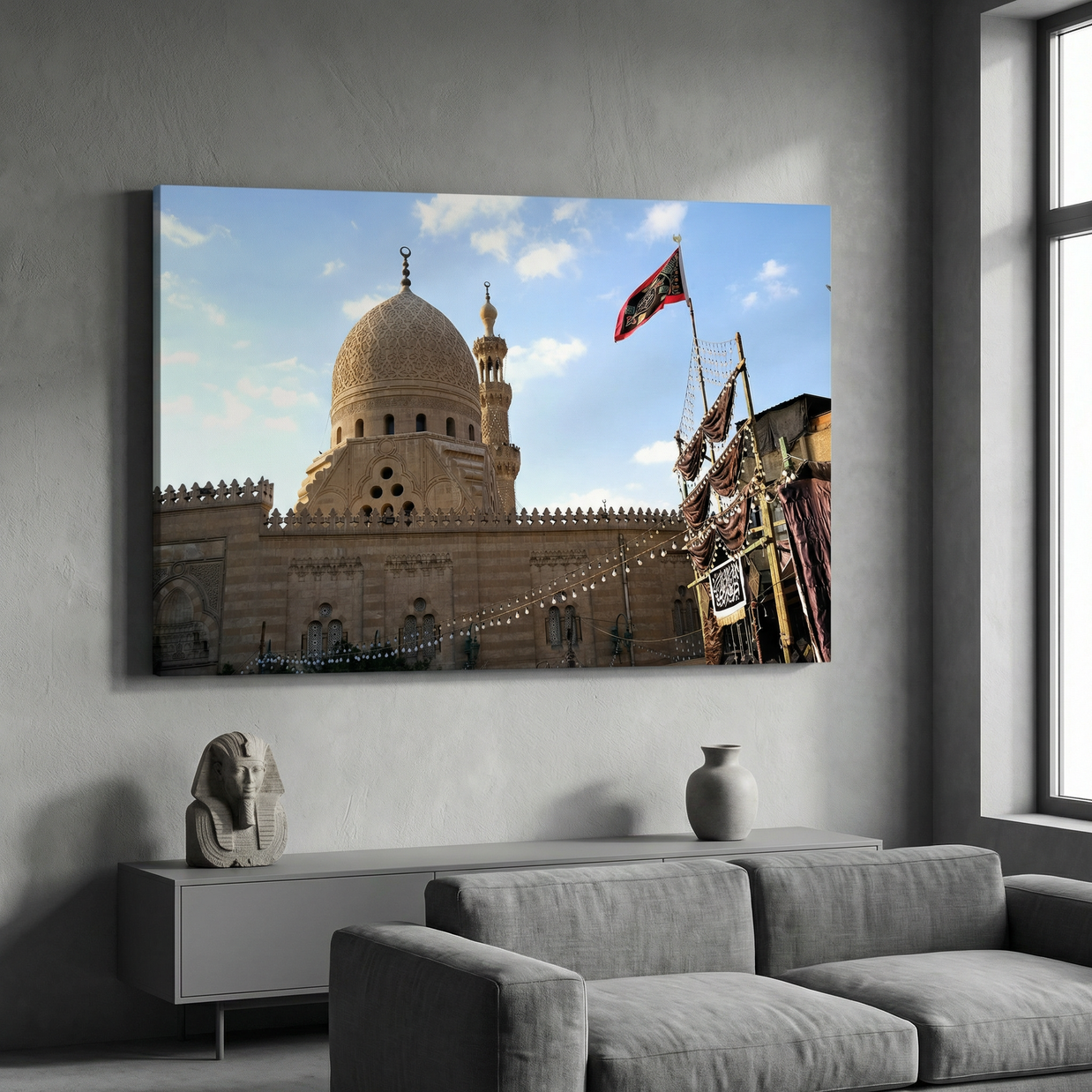 Banner and Shrine (Canvas)