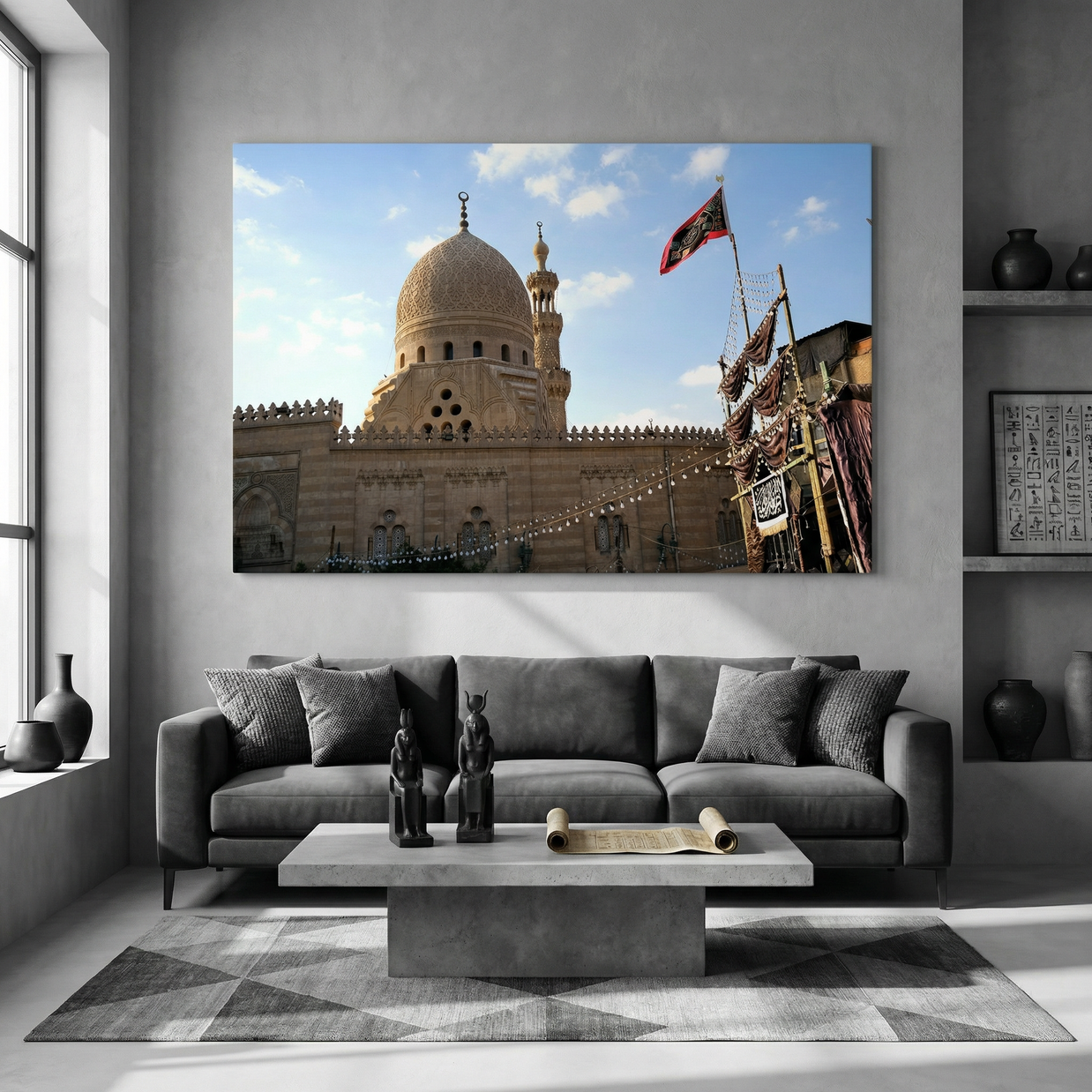 Banner and Shrine (Canvas)