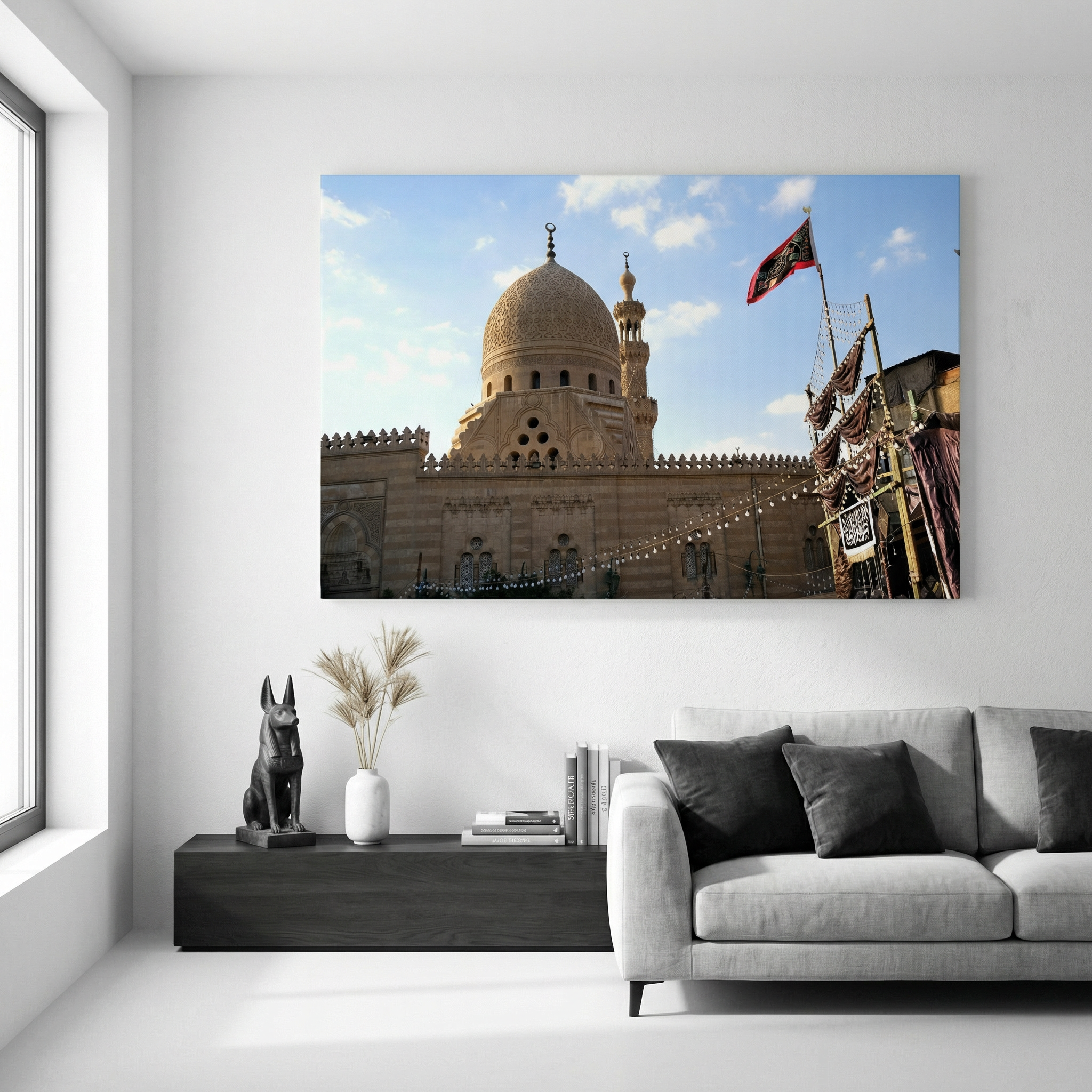 Banner and Shrine (Canvas)