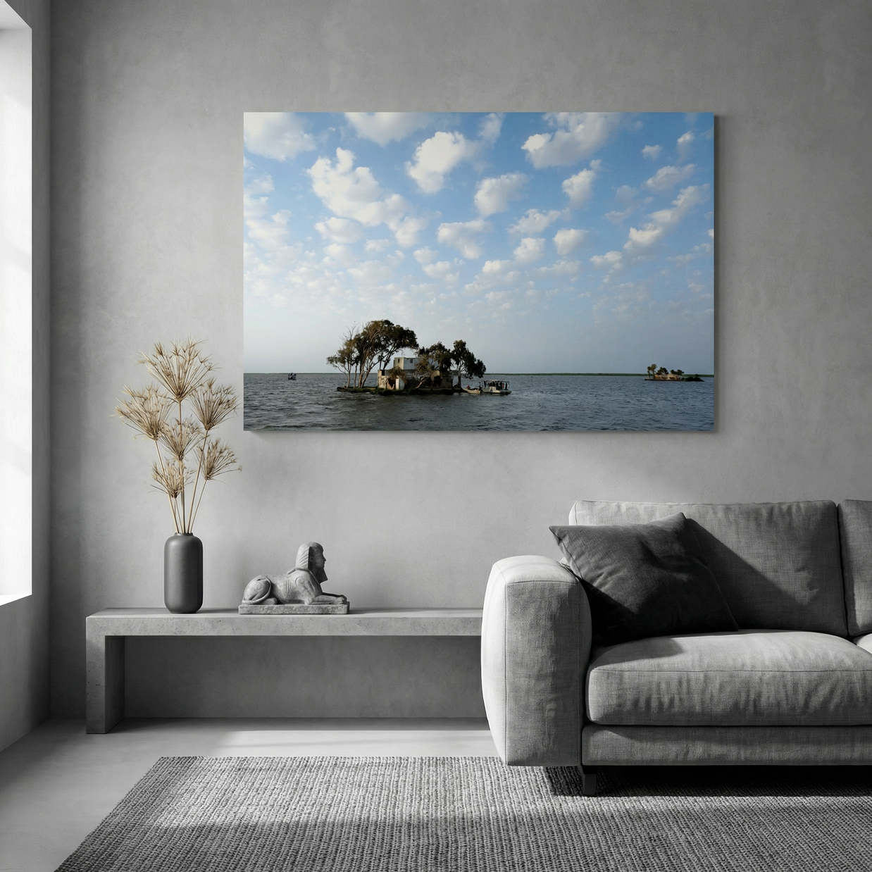 Between Water and Clouds (Canvas)