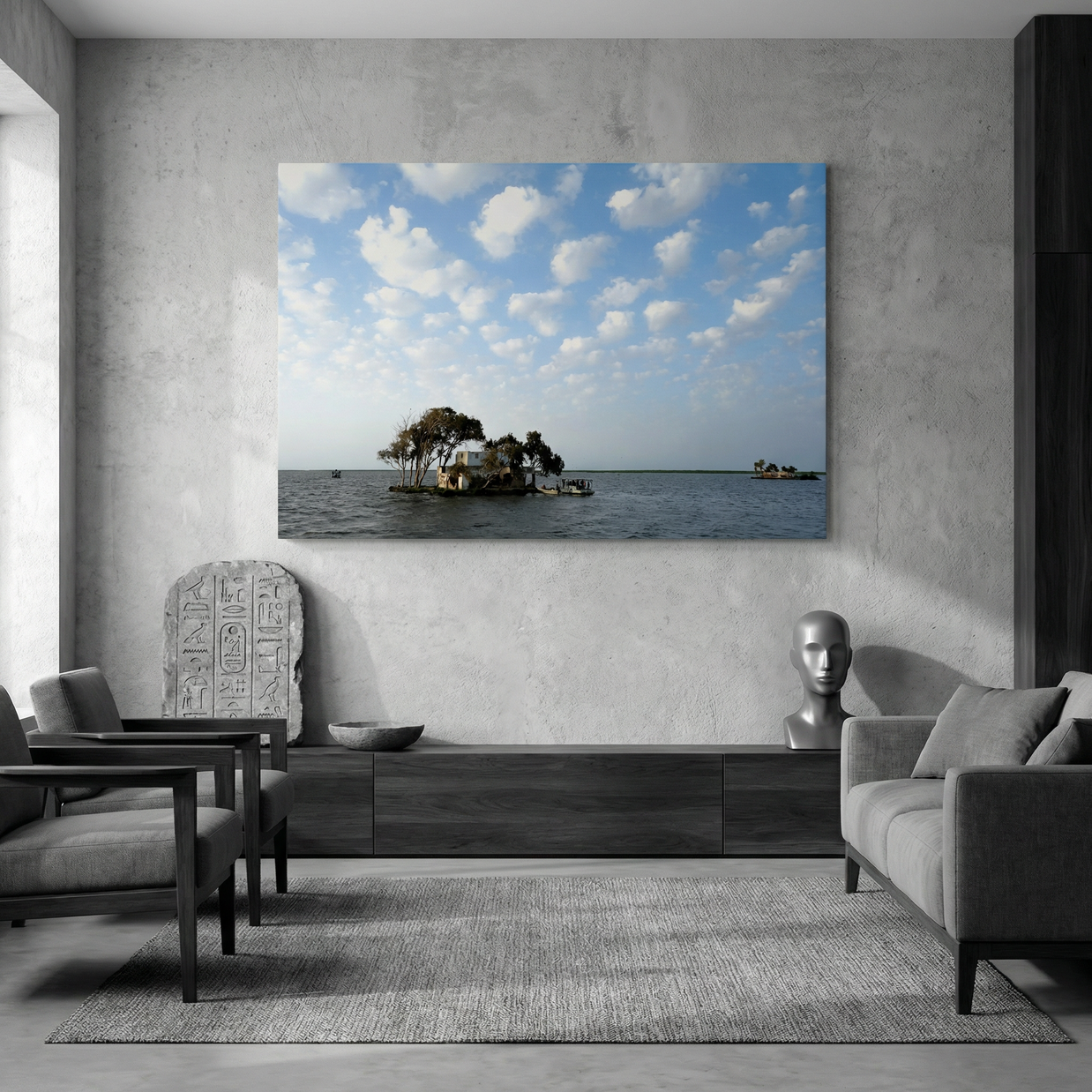 Between Water and Clouds (Canvas)