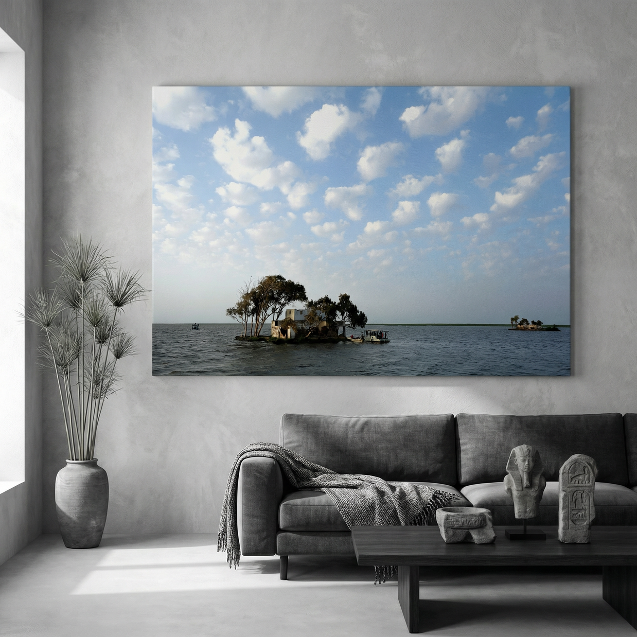 Between Water and Clouds (Canvas)