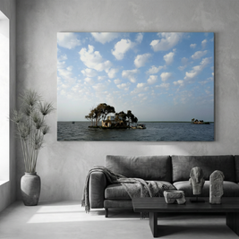 Between Water and Clouds (Canvas)