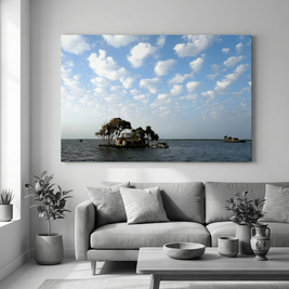 Between Water and Clouds (Canvas)