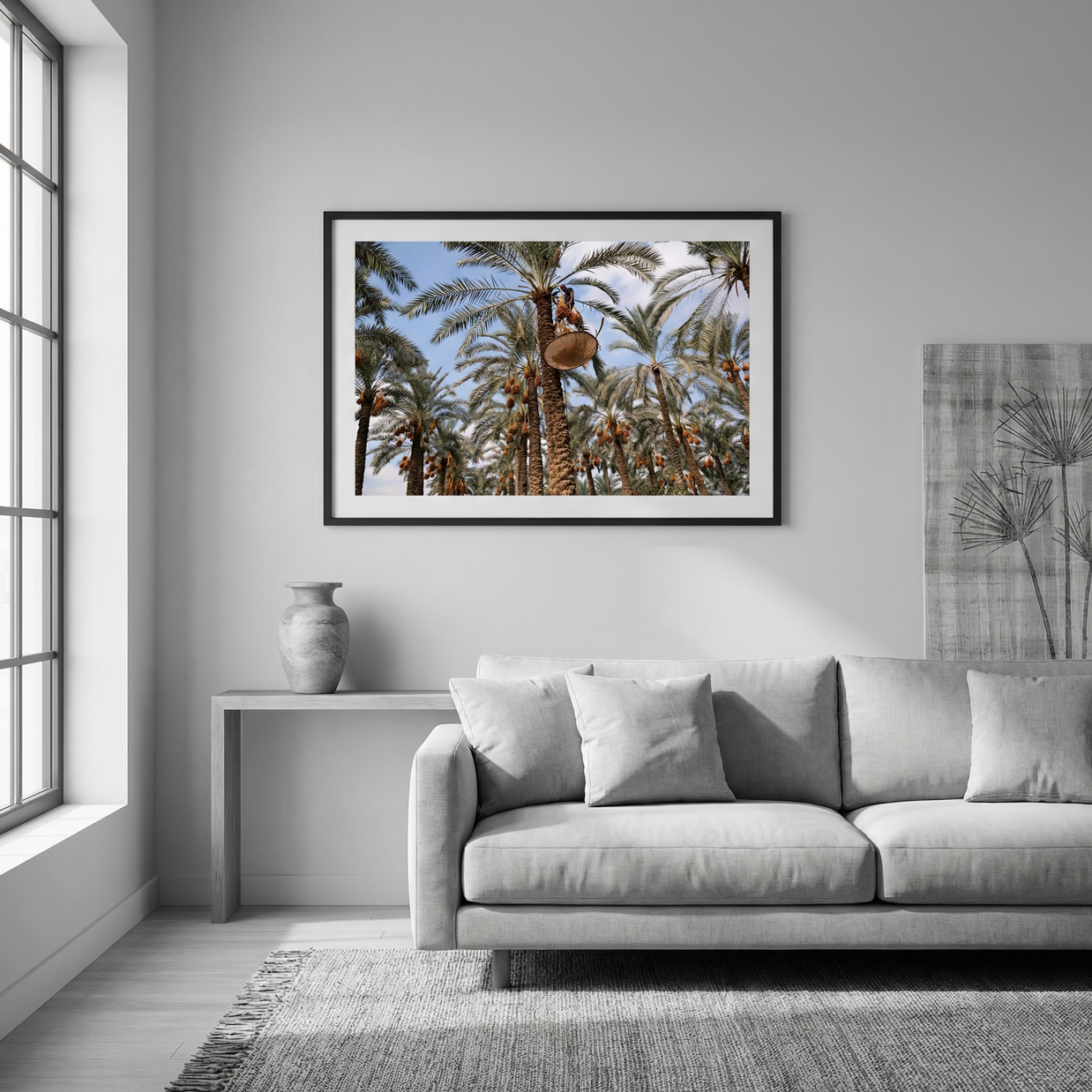 Between Sky and Earth, the Date Harvester