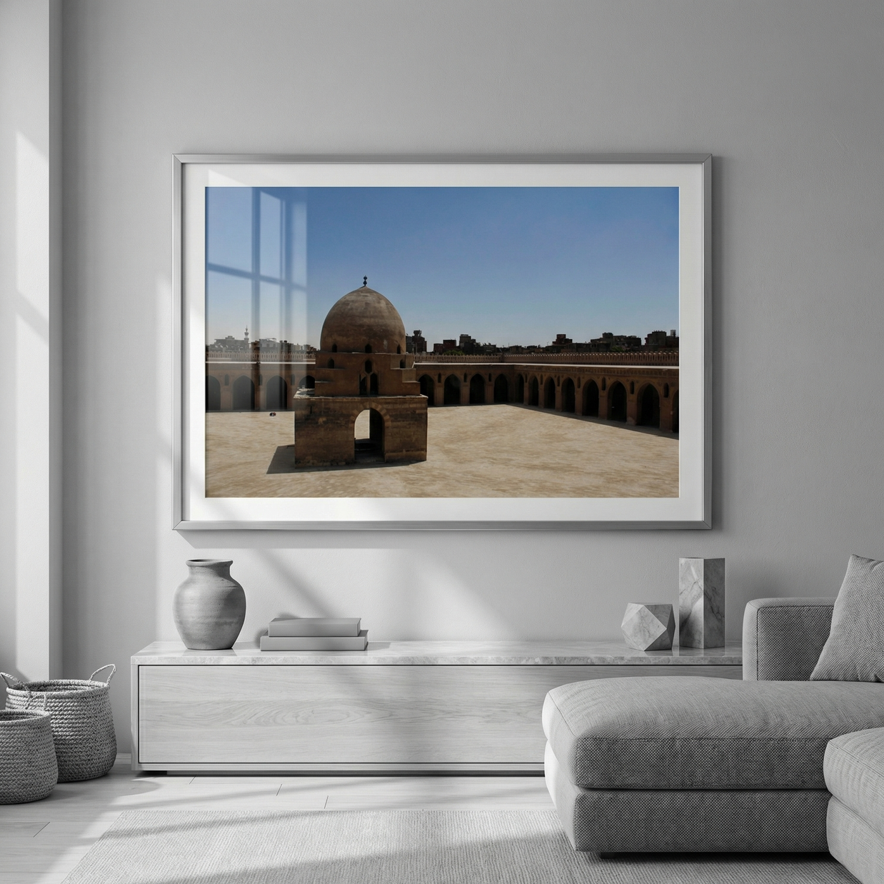 The Courtyard of Ibn Tulun Mosque