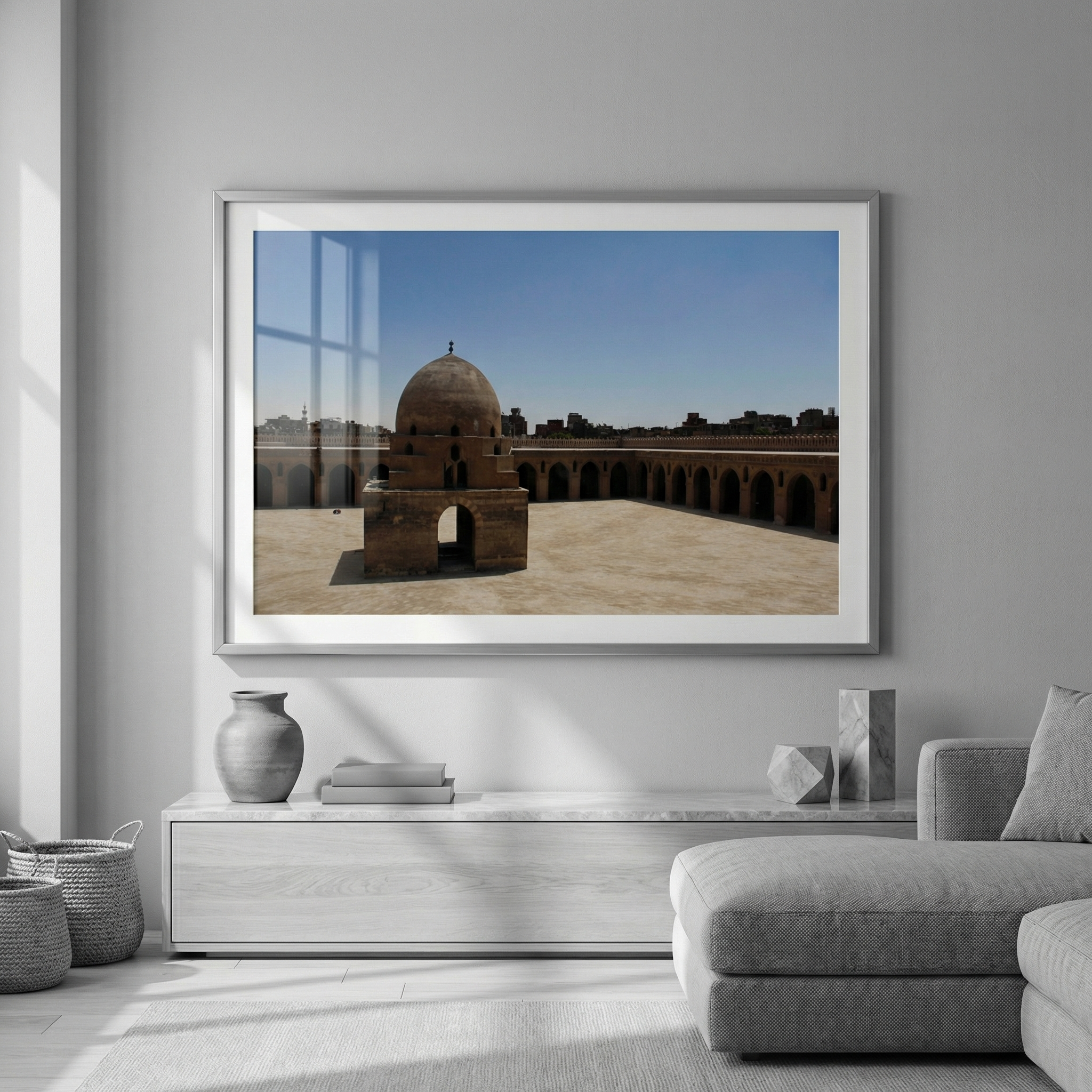 The Courtyard of Ibn Tulun Mosque