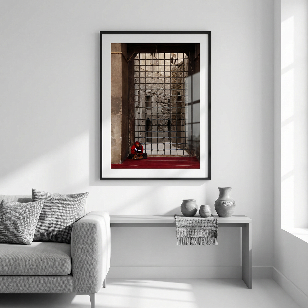 The Contemplative at Sultan Hassan Mosque