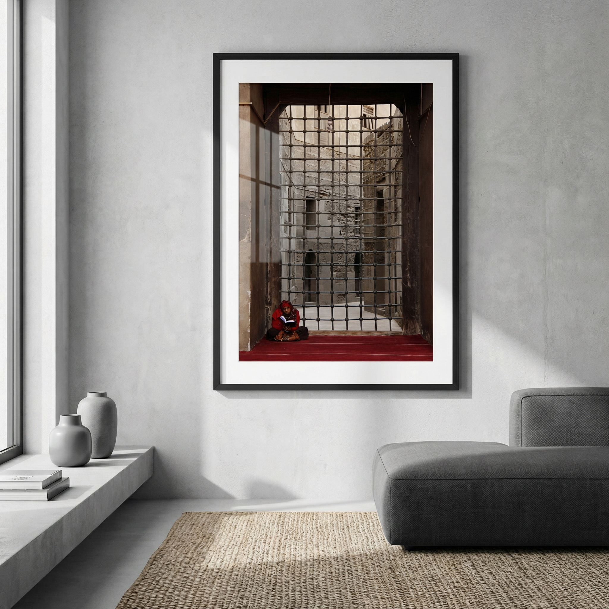 The Contemplative at Sultan Hassan Mosque