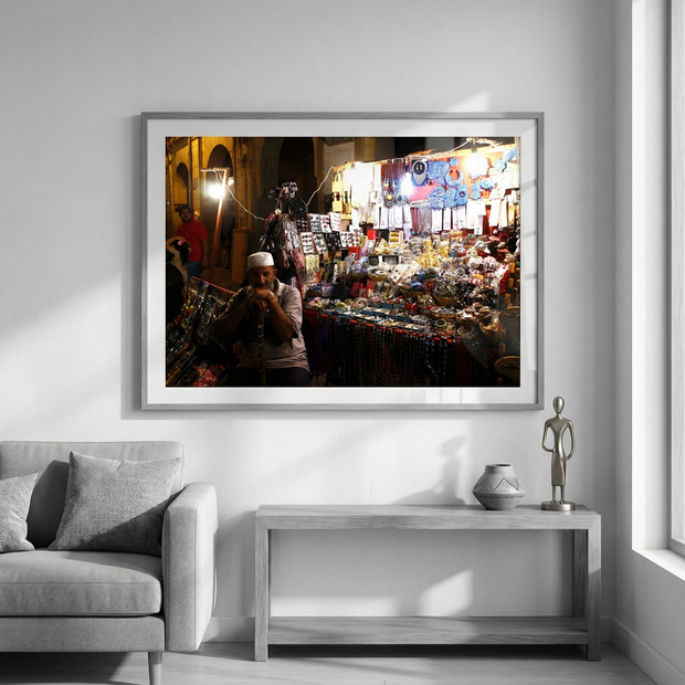 A Vendor in Al-Hussein