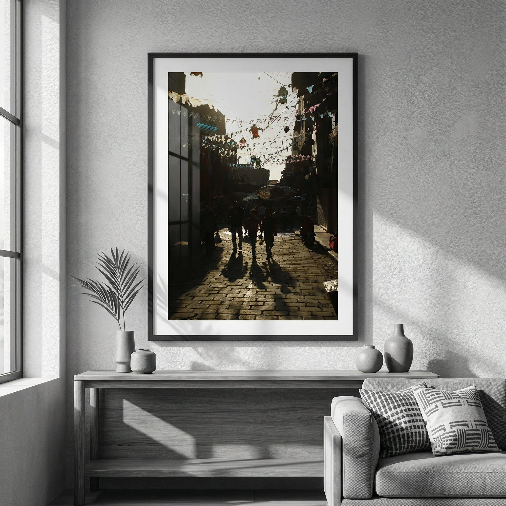 Khan El Khalili adorned for Ramadan