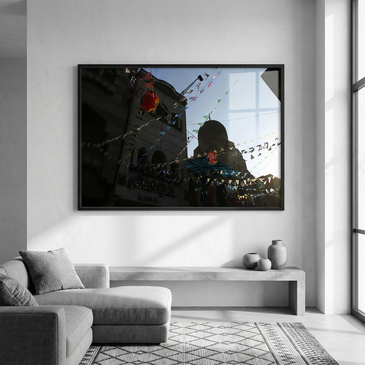 Al-Muizz Street Decorated for Ramadan