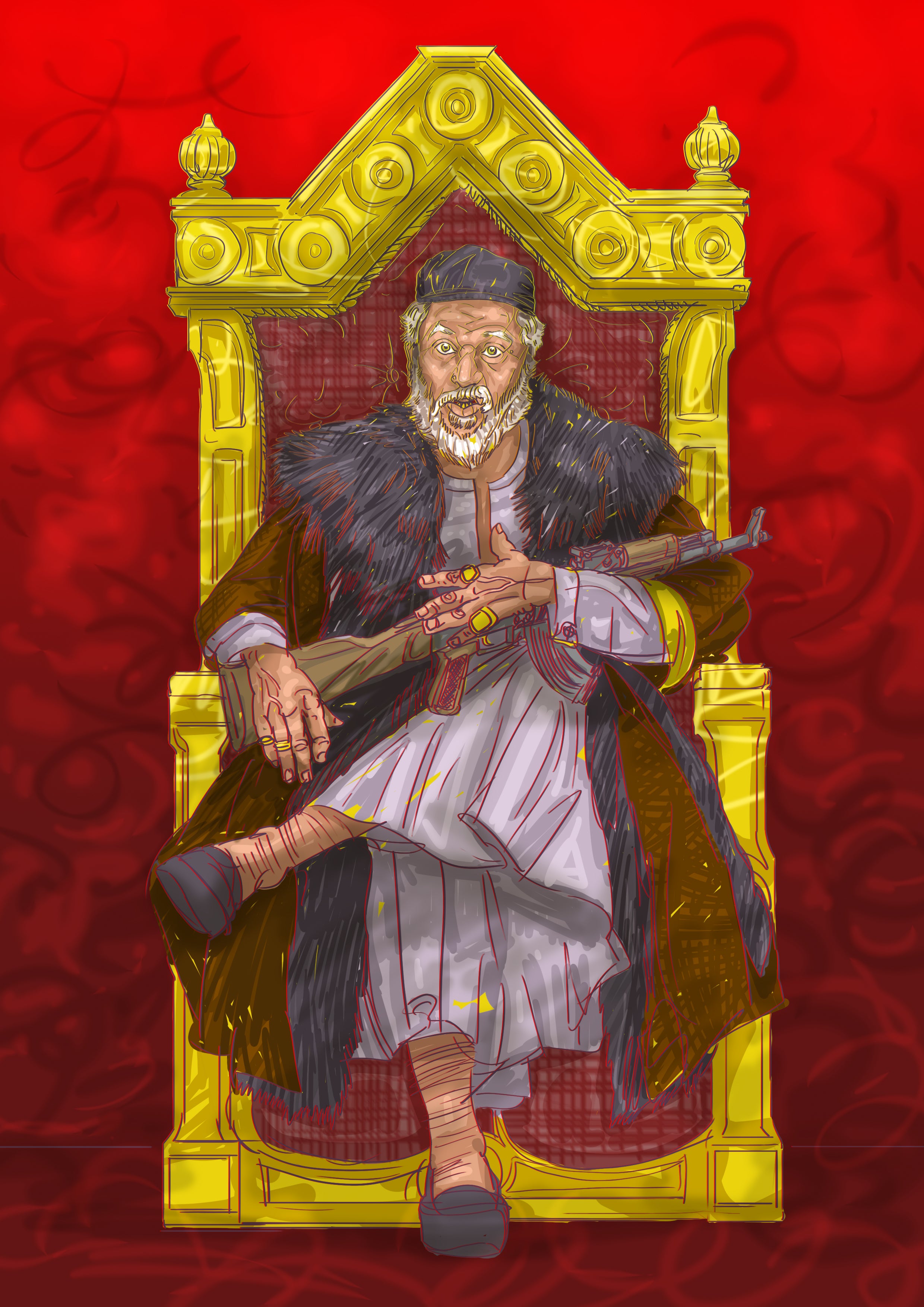 El Malek Zarzoor (Canvas)